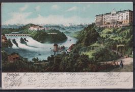 L20) Postkarte Rheinfall bis Hannover