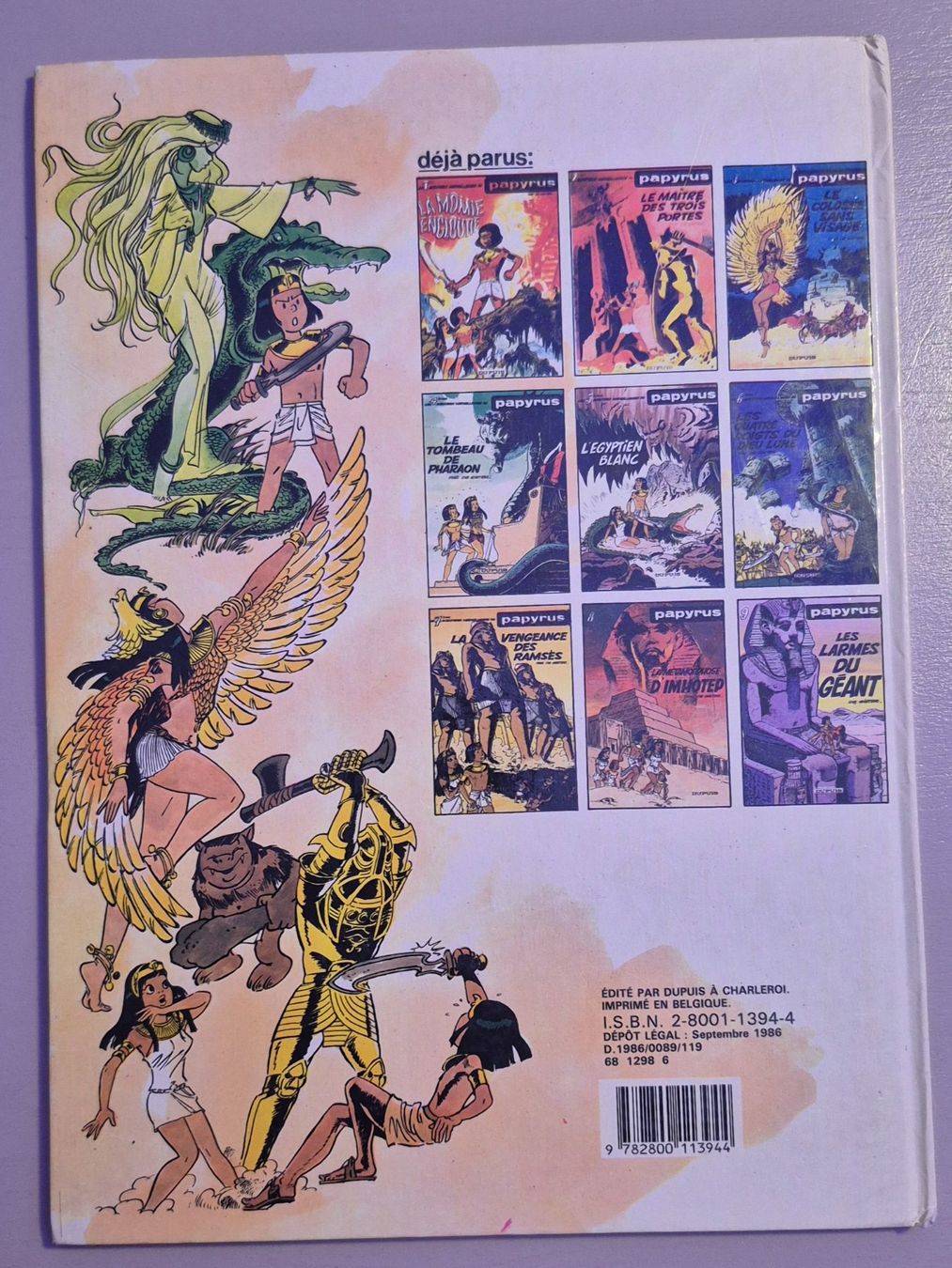 Fumetti: Papyrus - tome 9 - Les Larmes du Géant – Usato da Grand-Lancy venduto da loi_599y 1