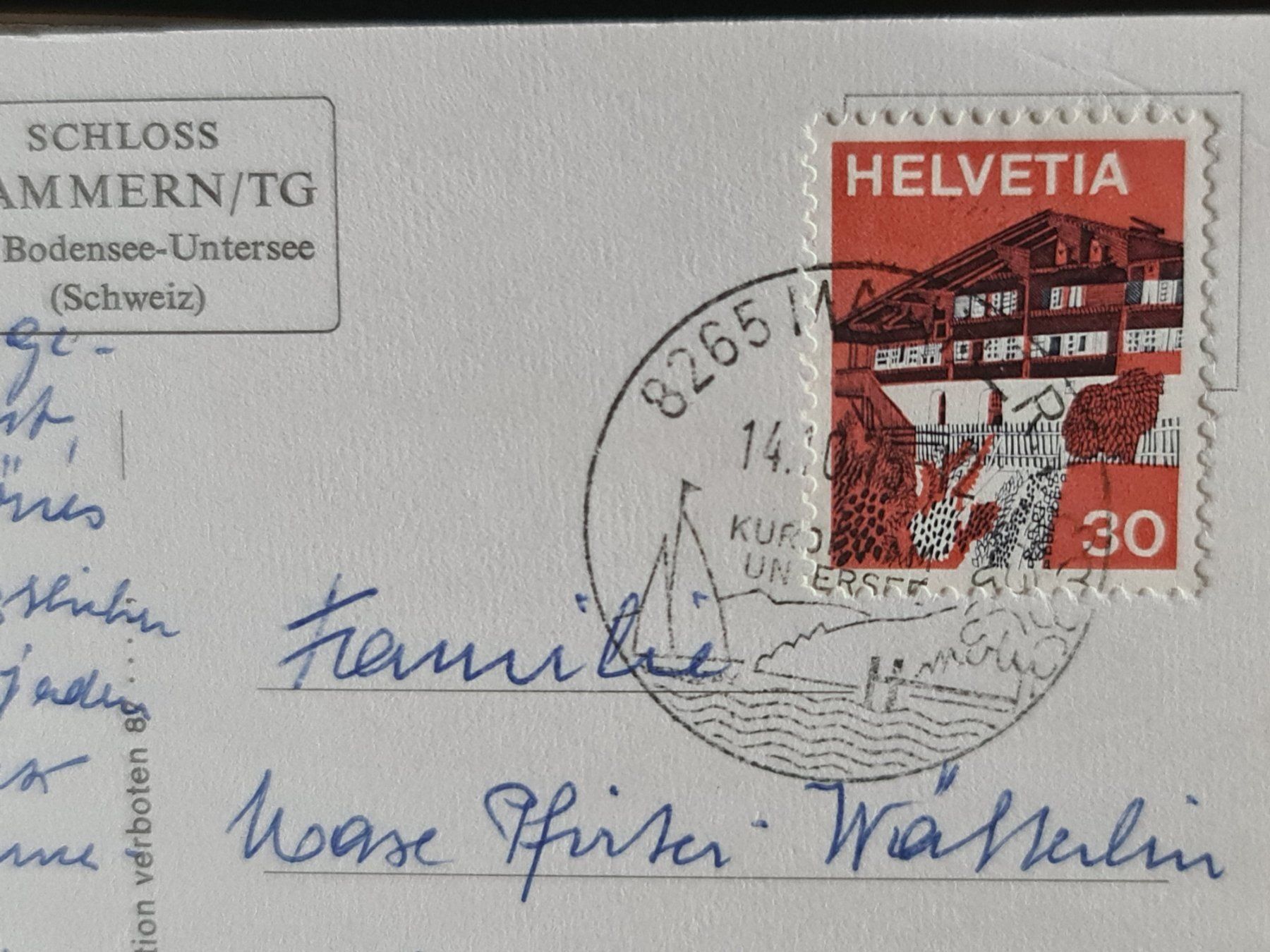 Cartoline postali: Ansichtskarte Mammern – Usato da Dintikon venduto da Vexi 1