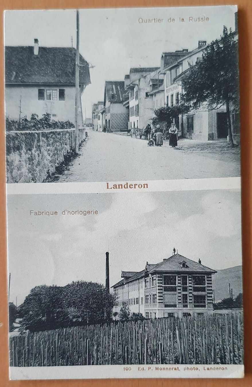 Ansichtskarten: Landeron 1916 – Gebraucht aus Kreuzlingen von Rschweiz1