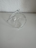 Deko Glaskugel zum Aufhängen, Durchmesser 8 cm