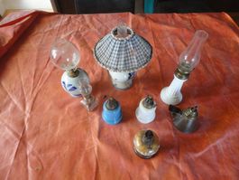 Diverse kleine Petroleumlampen
