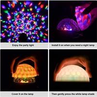 LED Discokugel Discolicht Musikgesteuert