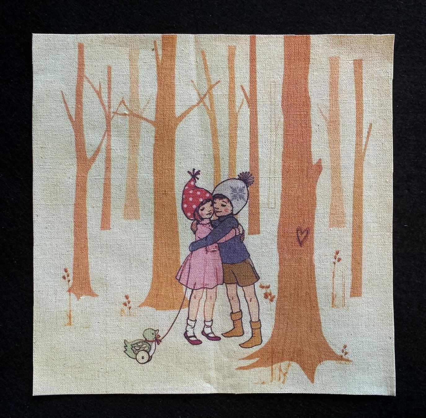 Tessuti: 1 Stk Leinen Patchworkstoff 20x20 cm – Nuovo (secondo la descrizione) da Langenthal venduto da zelgaz