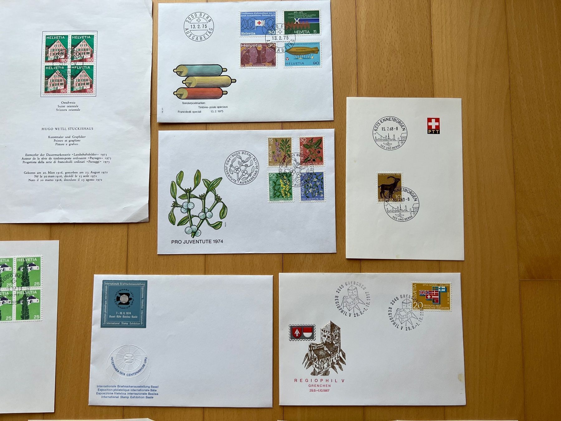 Alle Briefmarken: Briefmarken Schweiz – Neu (gemäss Beschreibung) aus Wallbach von logologo01 2