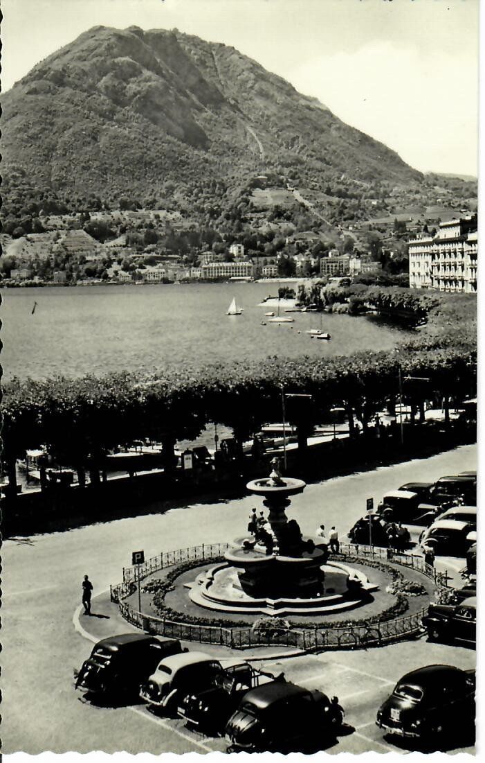 Cartoline postali: Lugano - Fontana – Usato da Hochdorf venduto da Ziegel-16