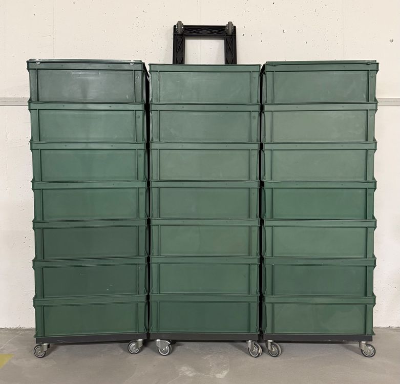 21 Utz Rako Stapelbehälter Box Grün 60 x 40 × 22 cm (40l) (Gebraucht ...