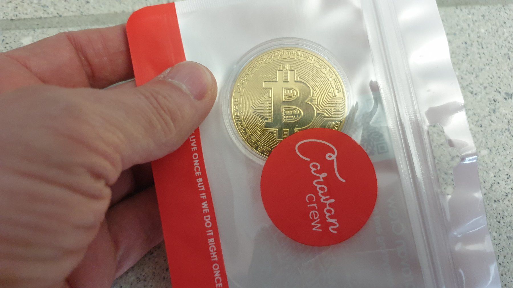 Toutes les monnaies: 1 Bitcoin (Attrappe) – Neuf avec emballage d'origine à Stäfa par Supertramp73 1