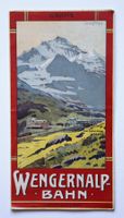 PROSPEKT WENGERNALP-BAHN BROCHURE ca. 1910