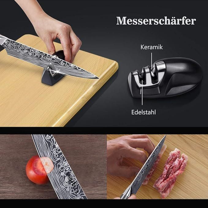 Coltelli da cucina: Kochmesser, Küchenmesser Fleischmesser Profi 20cm – Nuovo e nell'imballaggio originale da Oberentfelden venduto da abz_l7vm 3