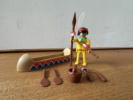 Playmobil Indianer mit Kanu Set Nr. 3352-A