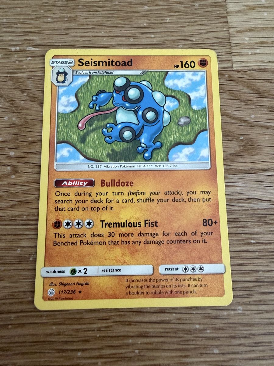 Cartoline: Seismitoad 117/236 – Usato da Uitikon Waldegg venduto da Sa_v9gp
