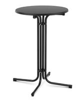 Royal Catering Stehtisch Ø 70 cm – klappbar – schwarz – NEU