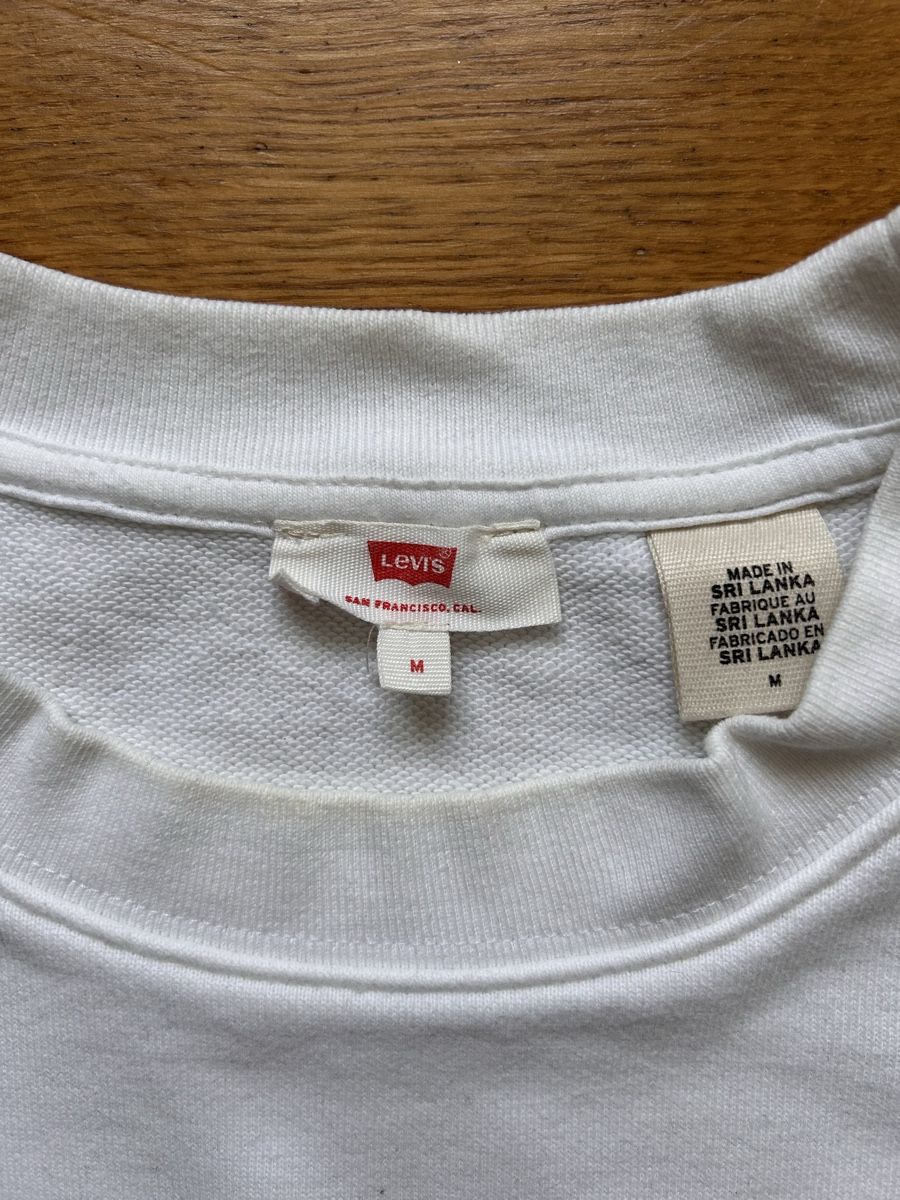 Levi's Maglioni & Felpe: Levi's Damen Pullover/Sweatshirt Weiss, Grösse M – Usato da Mels venduto da jas_7bjl 3