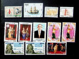 ASIE CAMBODGE TIMBRES OBLITÉRÉS 1968-2007 /T413