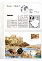 Zimbabwe_Münzbrief mit Beschreibung
