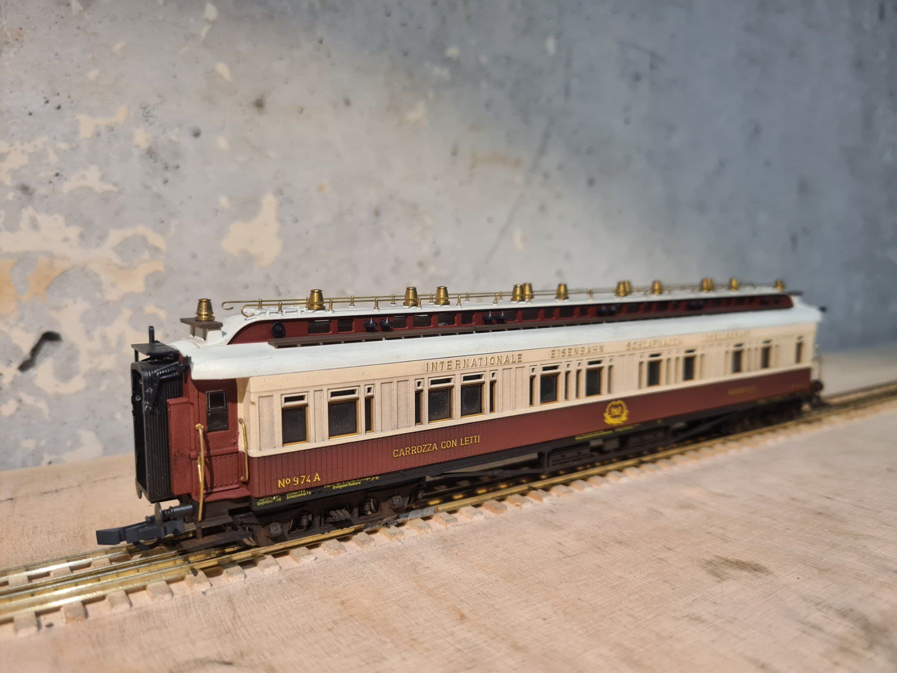 Liliput Modellini di ferrovie: Simplon-Orient-Express mit SBB A 3/5 705 – Nuovo (secondo la descrizione) da Gachnang venduto da 10811 3