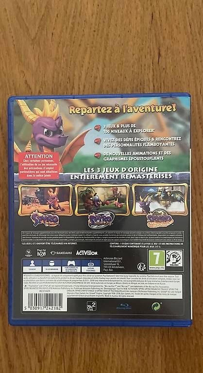 Sony Giochi: Spyro reignited edition PS4 – Usato da Carouge GE venduto da CGuillet 1
