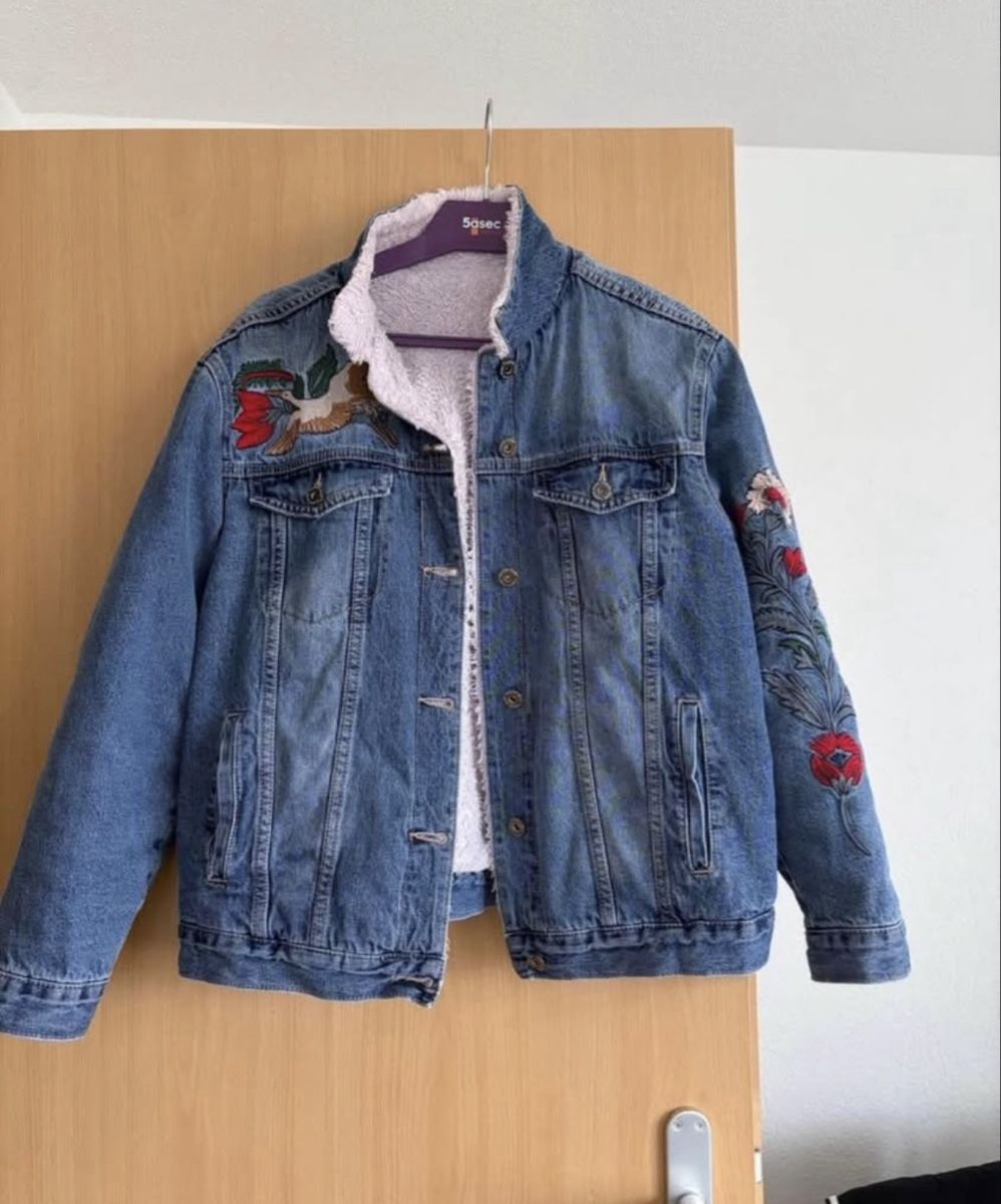 Jacken: Giacca in denim con ricami – Gebraucht aus Payerne von Petite-vendeuse 1