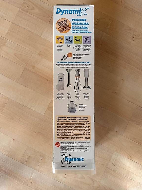 Elettrodomestici da cucina: Profi Mixer Dynamix 160 – Nuovo e nell'imballaggio originale da Winterthur venduto da nir_yxr5 2