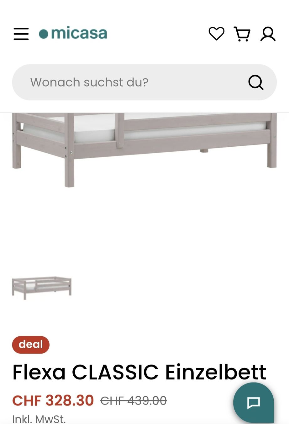 Betten: Flexa Classic Kinderbett 90x200 – Gebraucht aus Escholzmatt von Commessa 5
