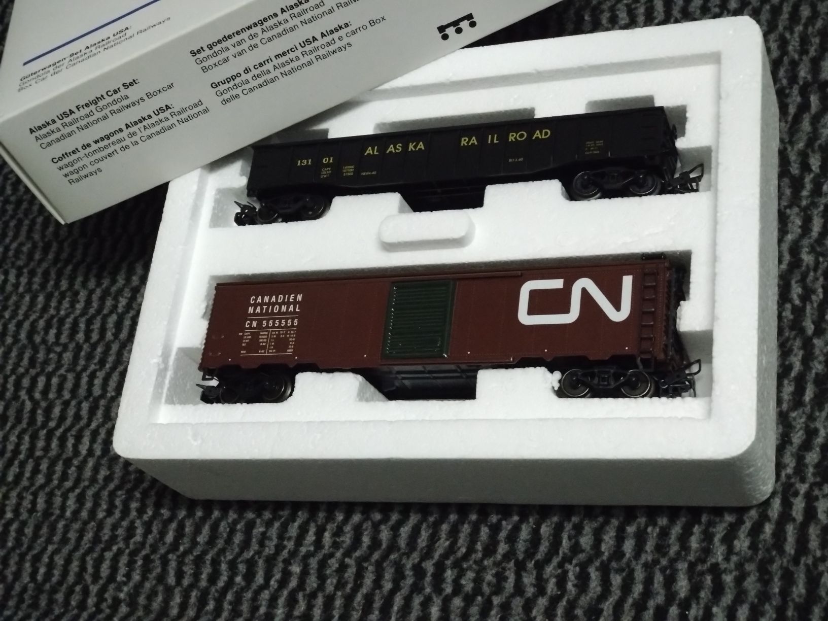 Märklin Modellini di ferrovie: Märklin 4859 Güterwagen-Set "Alaska USA" – Nuovo (secondo la descrizione) da Winterthur venduto da fab_gh27 1