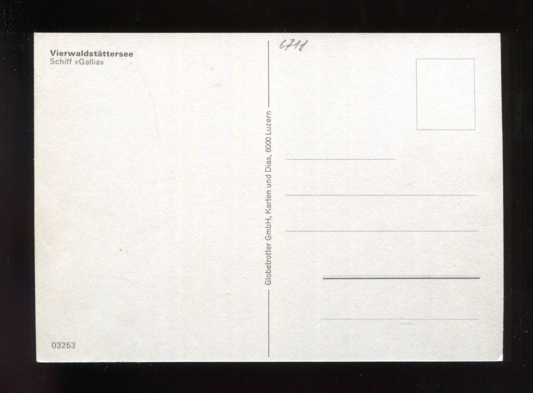 Cartoline postali: Vierwaldstättersee, Schiff  "Gallia" – Usato da Aarau venduto da Elmaar41 1