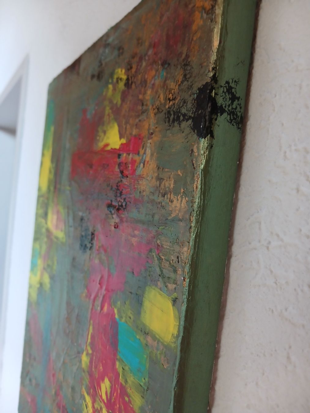Dipinti: Painting: "Headless Thoughts", canvas frame, 30 x 40 cm – Nuovo e nell'imballaggio originale da Turbenthal venduto da viw_48fr 2