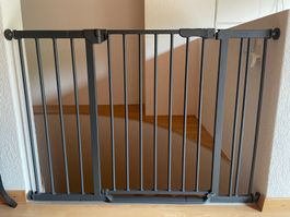Absperrgitter Hauck Clear Step Autoclose mit Verlängerungen
