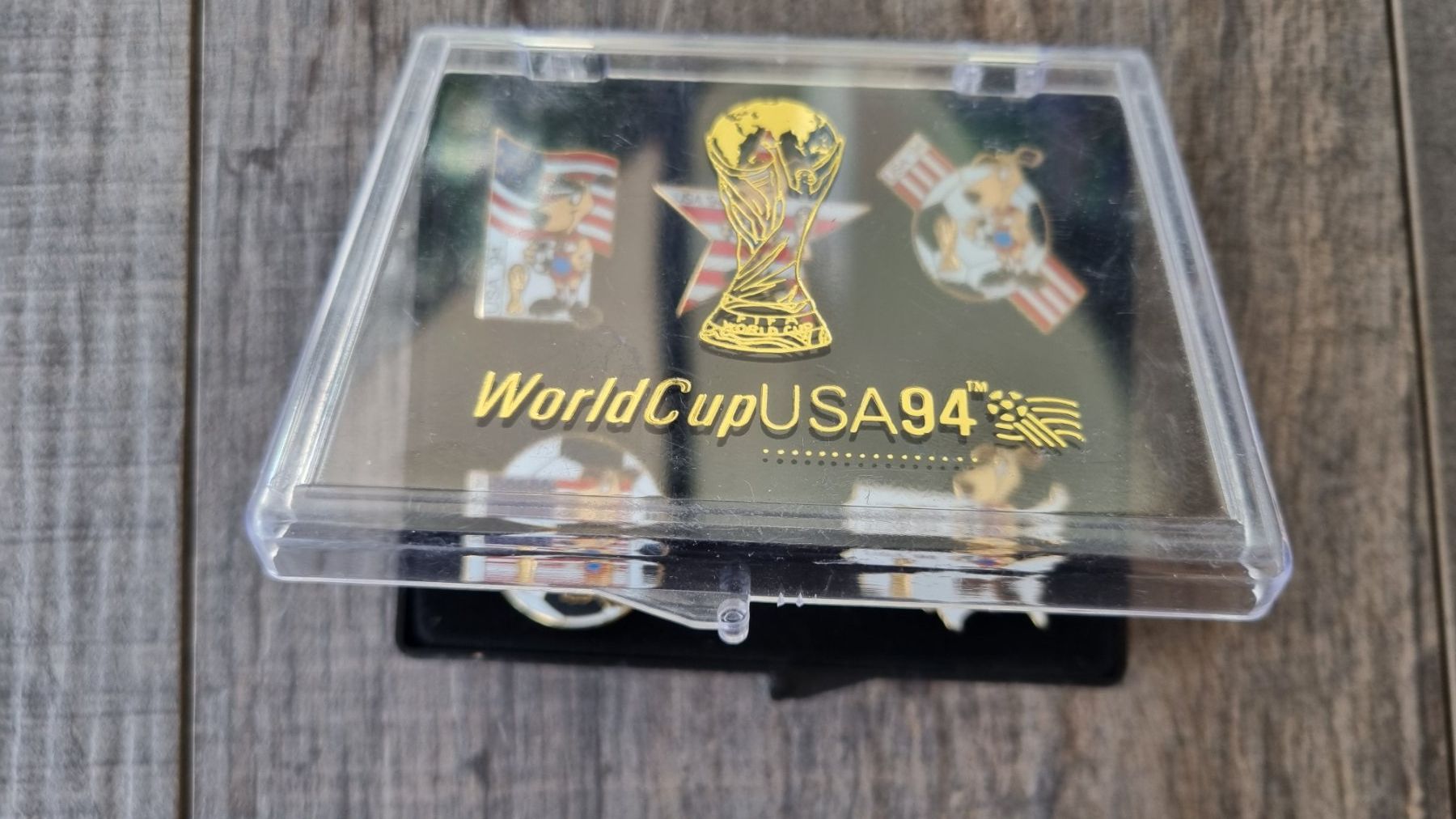 Plaketten & Abzeichen: Pin Set WorldCup USA 94 5 Stück – Gebraucht aus Bözberg von heinz-d