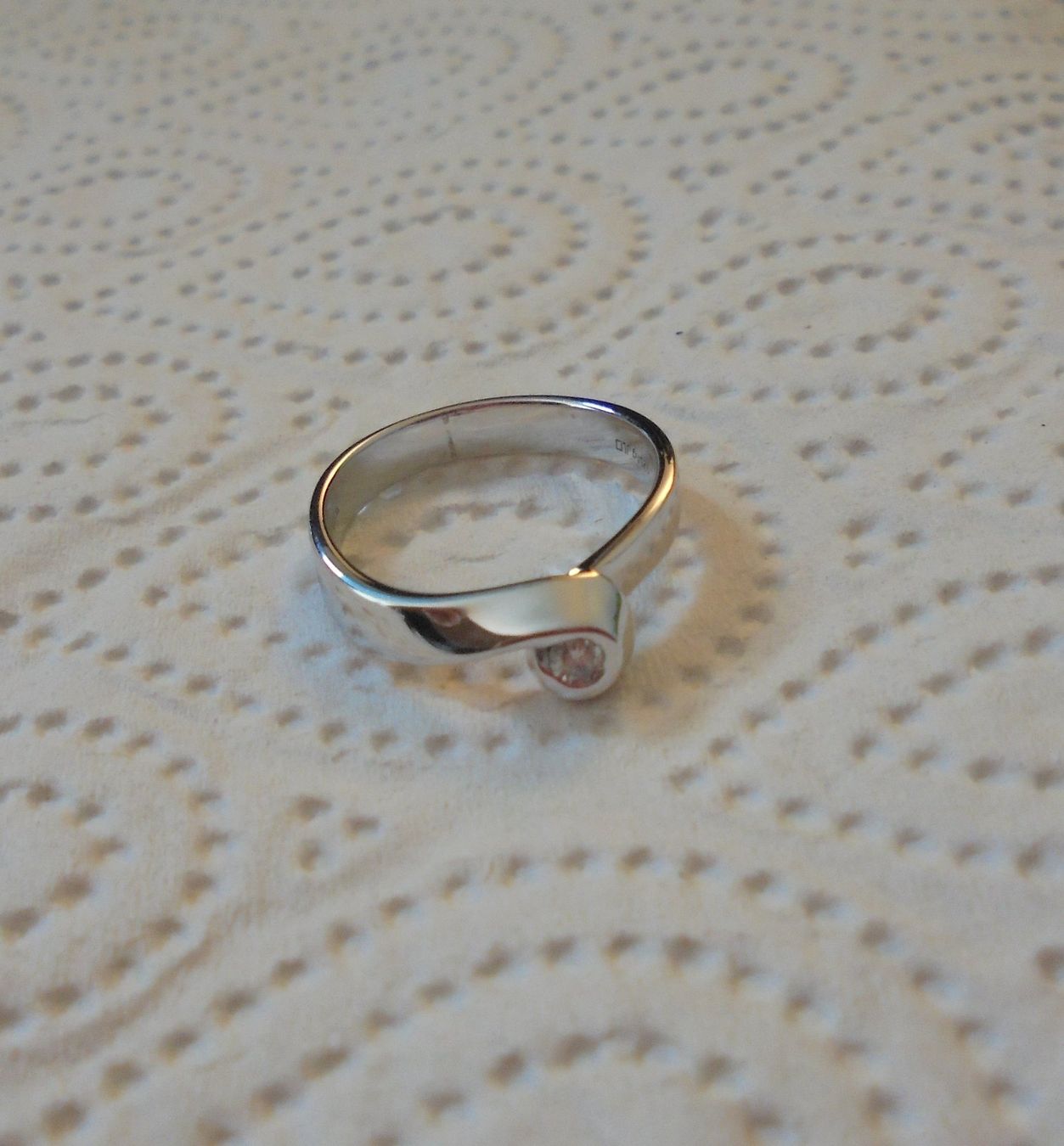 Ringe: Echtschmuck: Brillant-Silberring mit 1 Diamant 17/53 – Neu (gemäss Beschreibung) aus Zuchwil von maumauchi 8