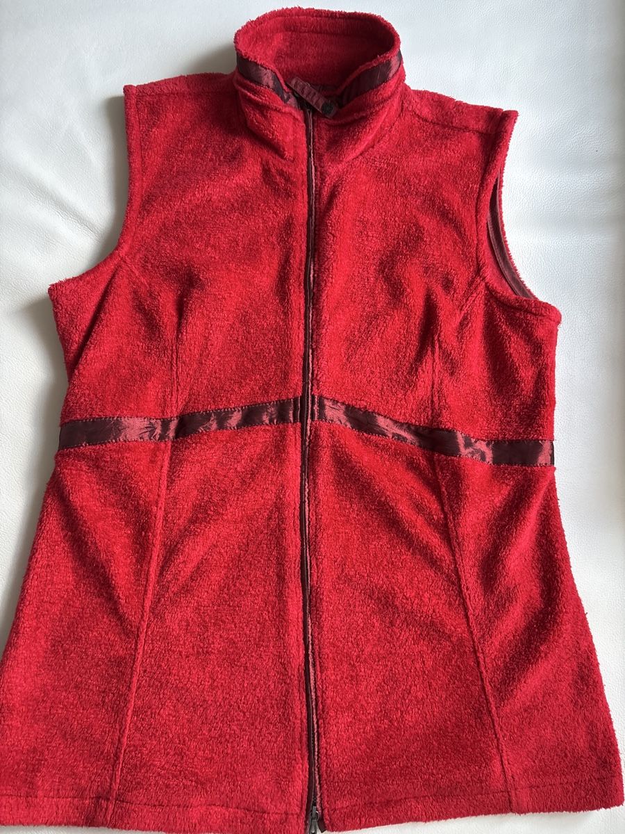 Nile Gilet & Giacche senza maniche: Rote Fleece-Weste von Nile! – Usato da langenthal venduto da rundholz7 4