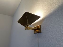 Wandleuchten (Halogen) in Messing
