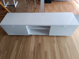 IKEA TV-Möbel Hochglanz Weiss