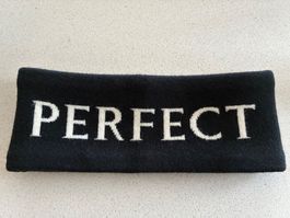 Premium Stirnband – Après‑Ski Look – „PERFECT / MOMENT“