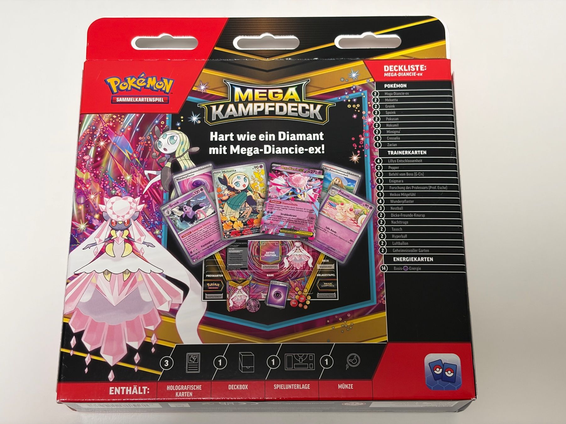 Pokémon Carte collezionabili: Pokemon - Mega Diancie ex Mega Kampfdeck / Battle Deck - DE – Nuovo e nell'imballaggio originale da Hergiswil NW venduto da Feybyen 2
