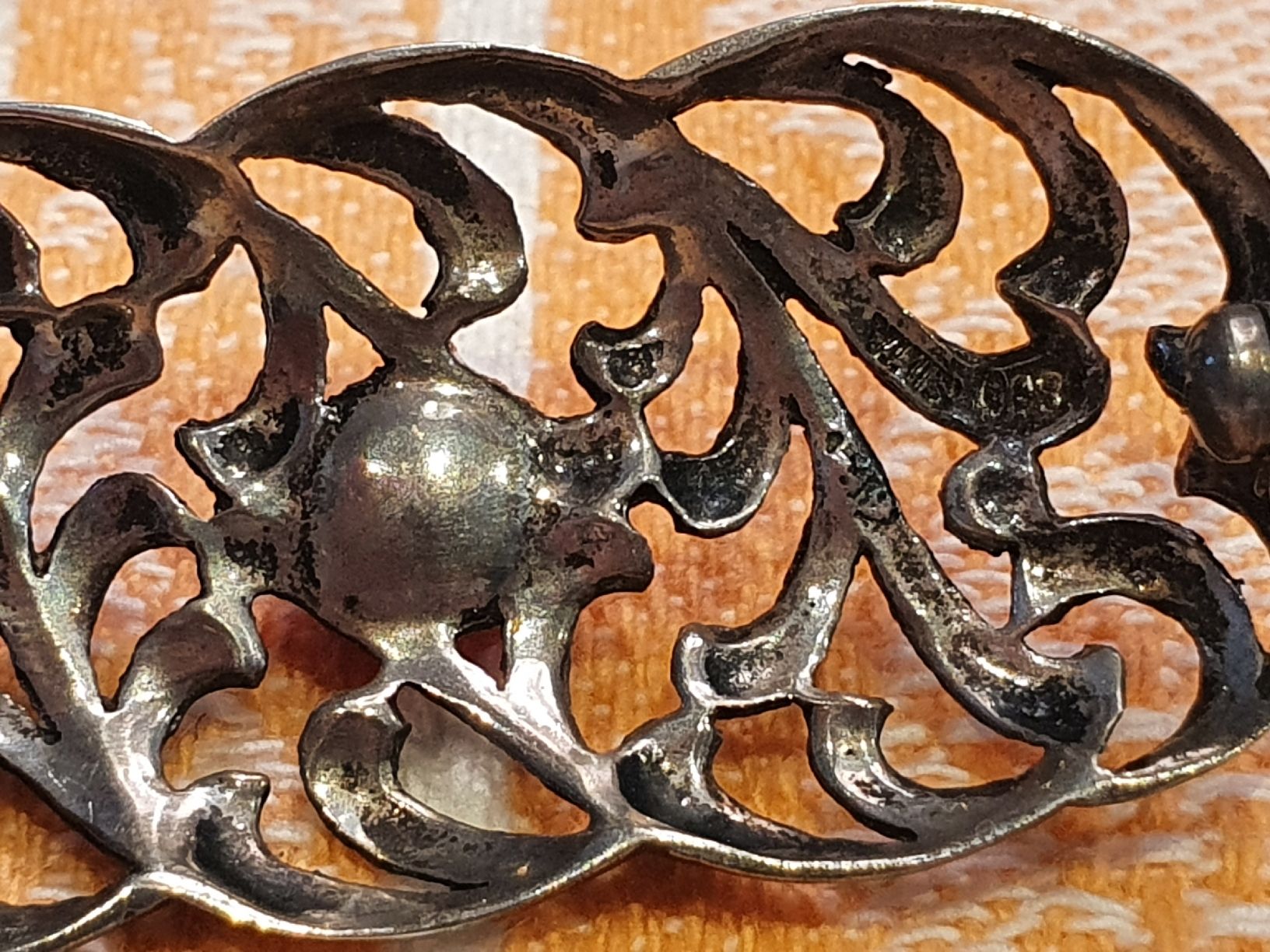 Spille & Fermagli: Jugendstil Designer Korallen, 800er Silber Brosche – Usato da Wohlen AG venduto da palmsprings 8
