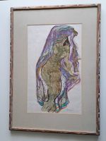 Tableau  Femme de  Alfred P. Czerepak  27 x 44 cm