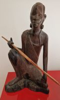 Handgeschnitzte afrikanische Ebenholzskulptur,