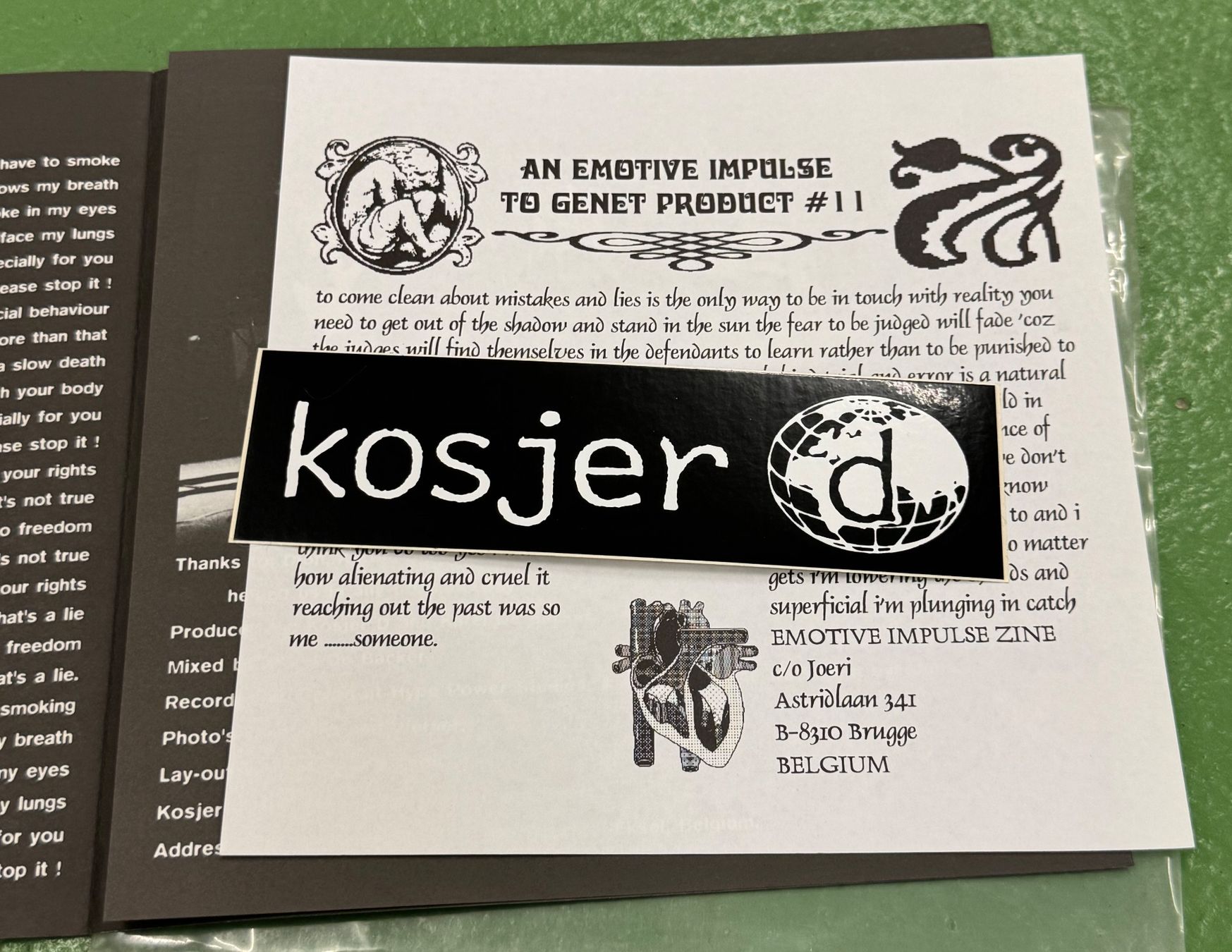 Dischi in vinile: Kosjer D: True? 7" (belgischer 90ies Emo-Hardcore, Genet) – Usato da Basel venduto da Ostschweiz06 2