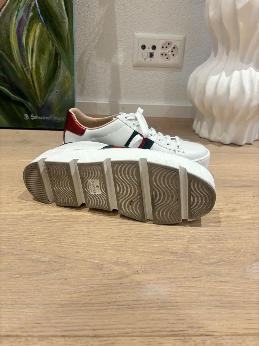 Gucci Damenschuhe: Gucci Leder Sneaker 39 – Neu (gemäss Beschreibung) aus lenzburg von Micky30 5