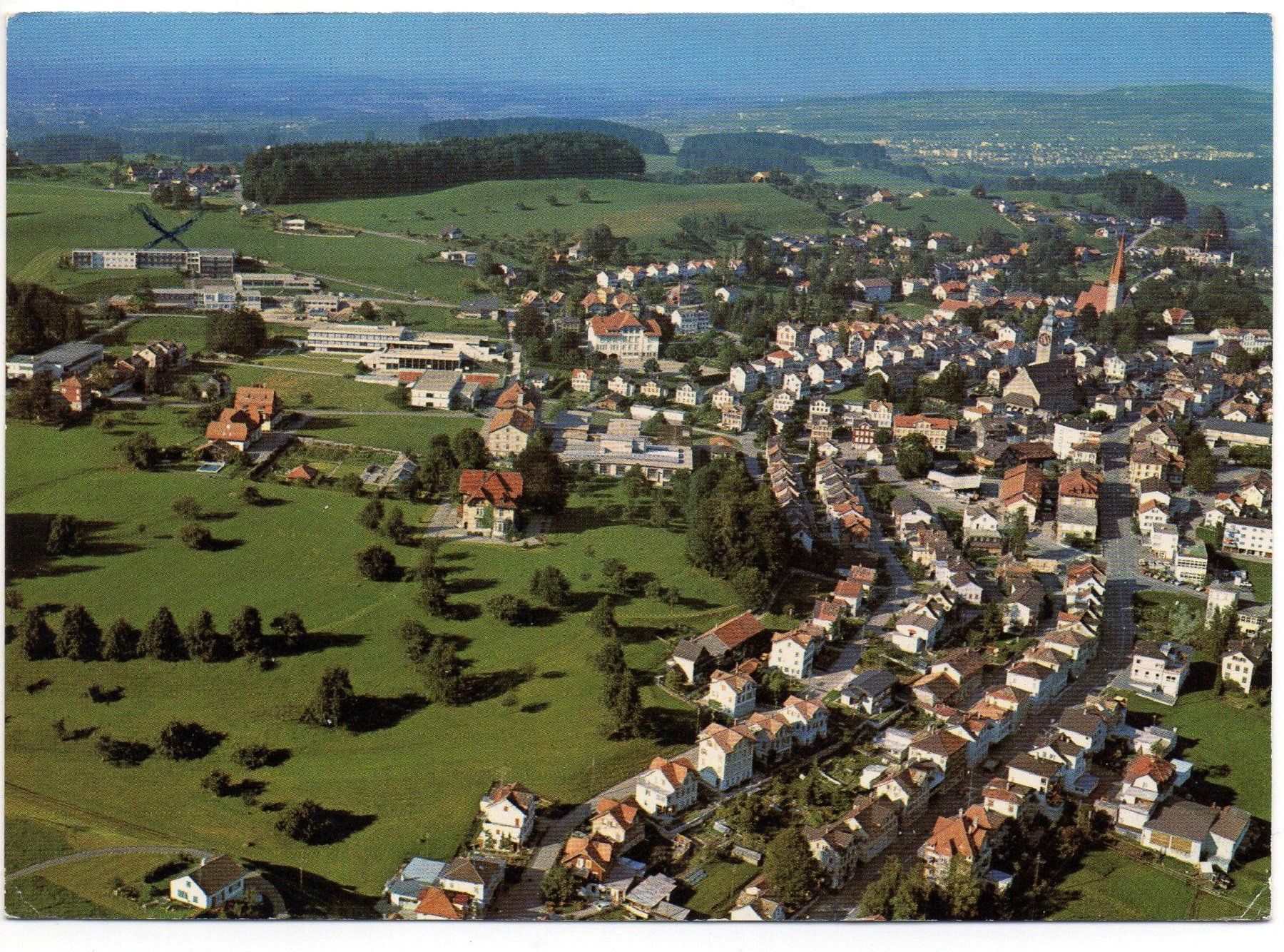 Ansichtskarten: DEGERSHEIM Flugaufnahme – Gebraucht aus Jona von philajona