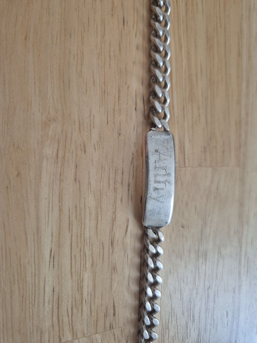 Bracelets: Vintage Silberarmband 800 mit Gravur – D'occasion à Zürich par Inanina 1