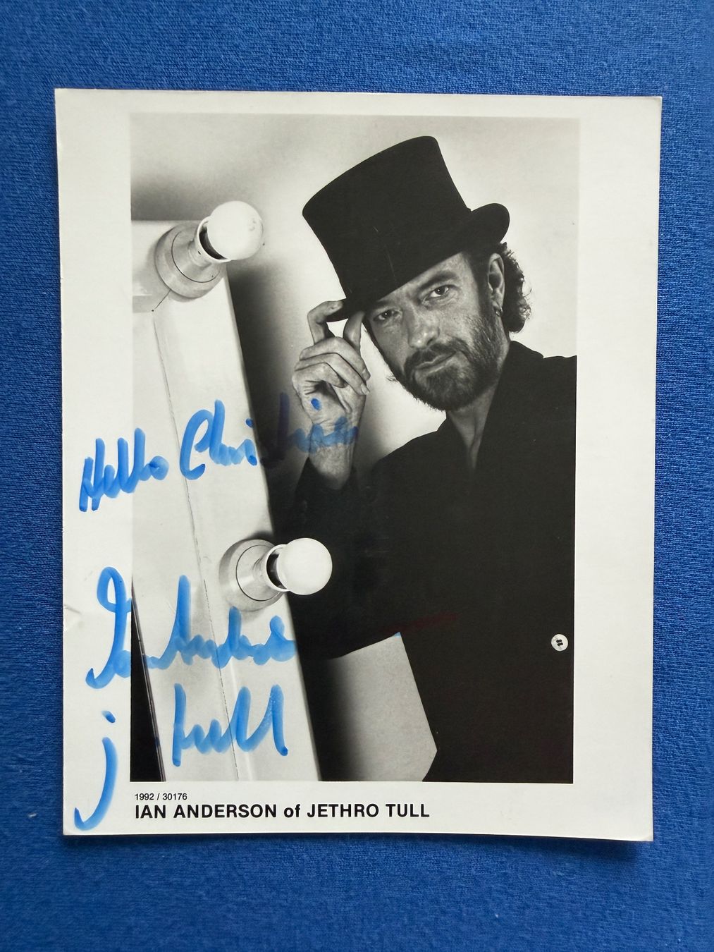 Autogramme: IAN ANDERSON  "JETHRO TULL"  ORIGINAL Autogramm +COA – Neu (gemäss Beschreibung) aus Solothurn von StarsInYourHome