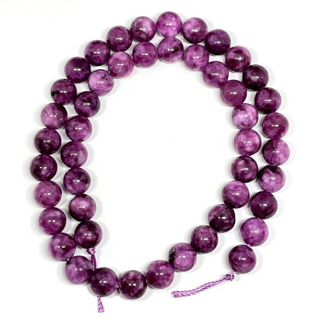 Pietre preziose: Natürliche Purple Amethyst Jade Perlen,8mm – Nuovo (secondo la descrizione) da Thun venduto da Creative-Art-Tess