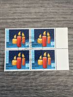 Briefmarkenblock 4er-Bogen Pro Juventute 1994 Kerzen