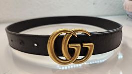 Gucci Gürtel Schwarz , Leder Grösse 75, Gut Zustand,
