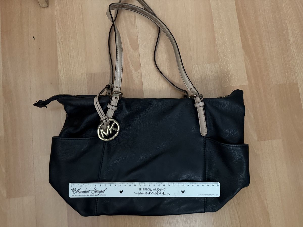 Michael Kors Borse: Michael Kors Tasche, schwarz/beige – Usato da Leissigen venduto da tahari 4