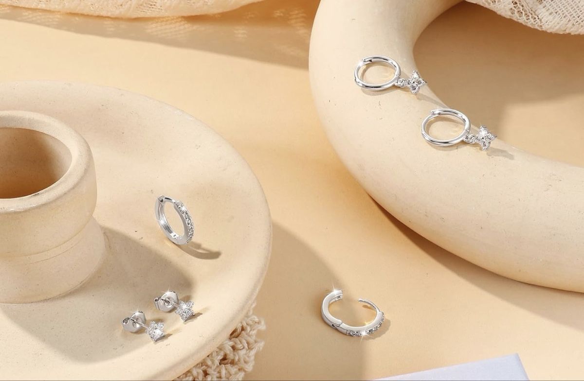 Orecchini pendenti & Orecchini a lobo: 3 Paar Ohrringe Silber 925  – Nuovo e nell'imballaggio originale da Hemmental venduto da GoldWert1 2