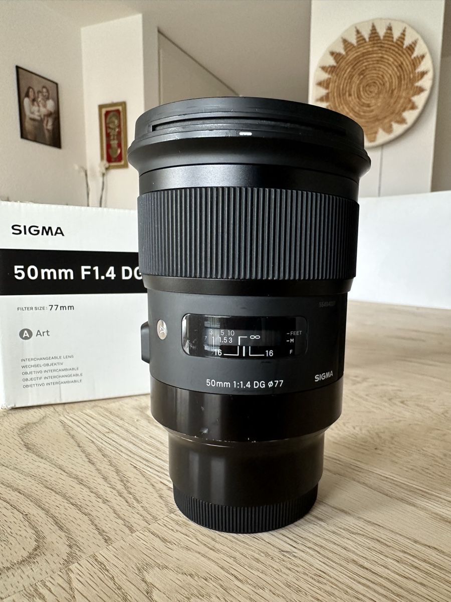 Sigma Objektive: Objectif Sigma 50mm F1.4 DG Art 77mm E-mount – Gebraucht aus Gland von ManRay11 3